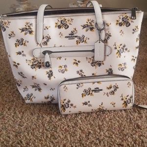 Coach bag and wallet